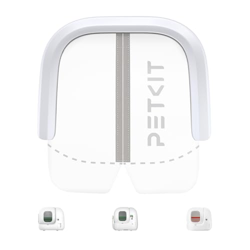 PETKIT Magnetic Dustproof Curtain 2.0 for PURAMAX 2-PUROBOT MAX PRO Automatic Cat Litter Box White