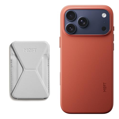 MOFT MOVAS Snap Case for iPhone 17 Pro Max Clay & Magnetic Wallet Stand Misty Cove