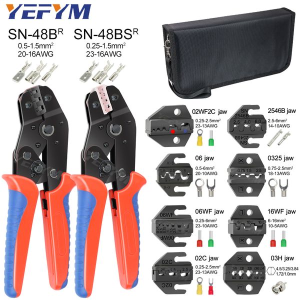 Pliers Crimping SN-48BS=SN-48BSN-28B More Jaw for 2.8 4.8 6.3 VH3.96-Tube-Insulation Terminals Electrical Clamp Min Tools Set 230414