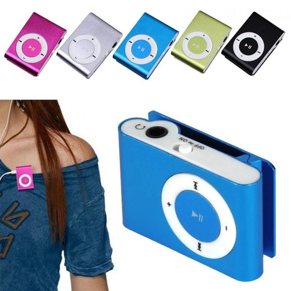 NEW Big promotion Mirror Portable MP3 player Mini Clip MP3 Player waterproof sport mp3 music player walkman lettore mp3