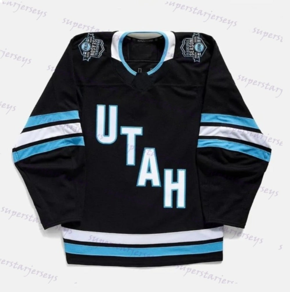 Personalized Custom Your Hockey Jersey Clayton Keller New Patch Utahs Hockey Club McBain Logan Cooley Guenther Cole Mikhail Sergachev Jack McBain Em