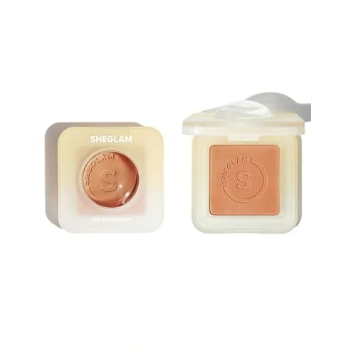 SHEGLAM Sunside Bronzer Powder Contour Long Wear Evenly Pigmented Neutral Warm Tone Sculpting Natural Matte Contour & Bronzer Face Makeup-Day Gleam