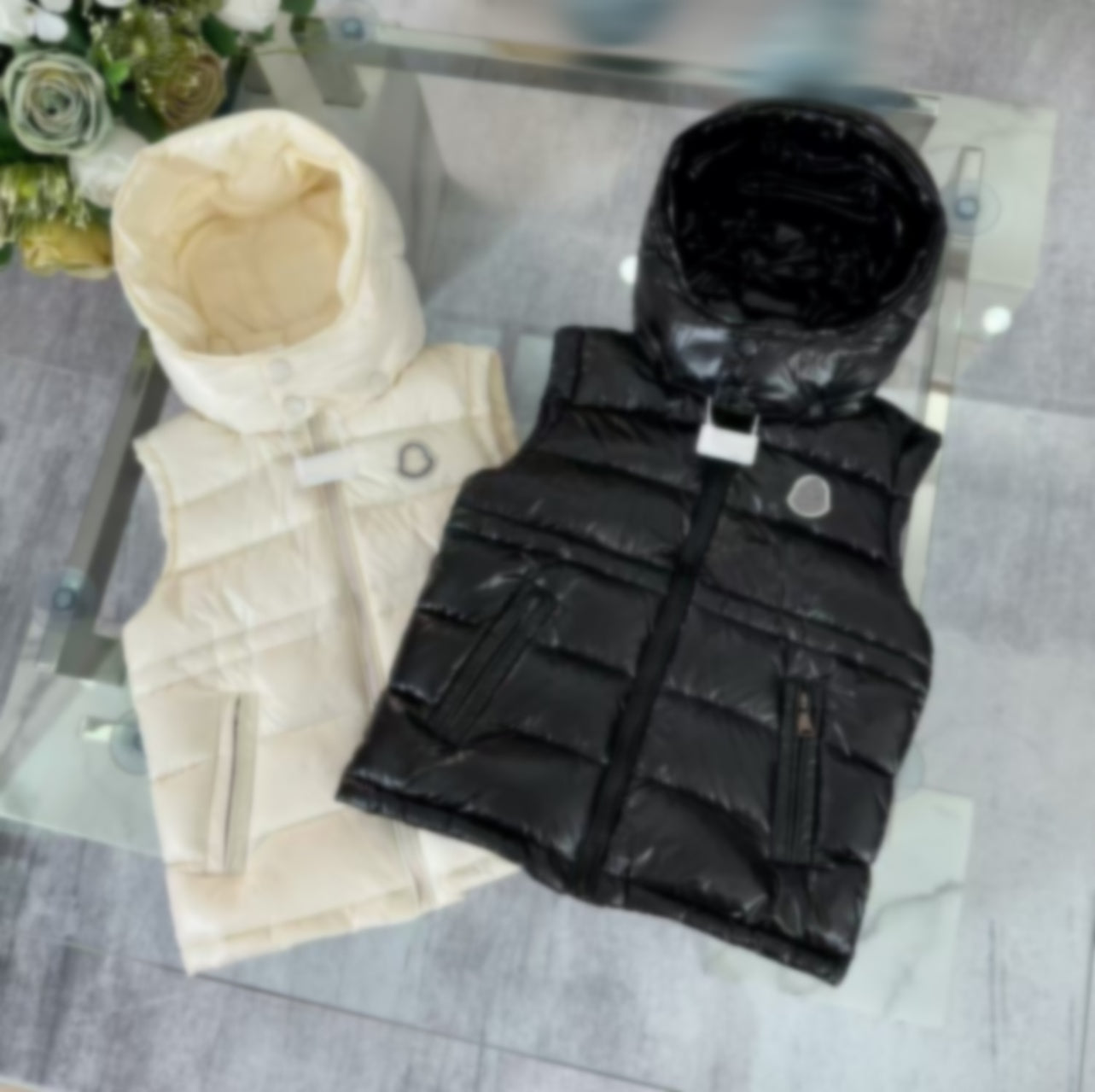 pink hoodies kid vest baby waistcoat hooded kids clothes 5 styles 100% Goose down luxury girl boy coat sleeveless Keep warm in winter School uniform