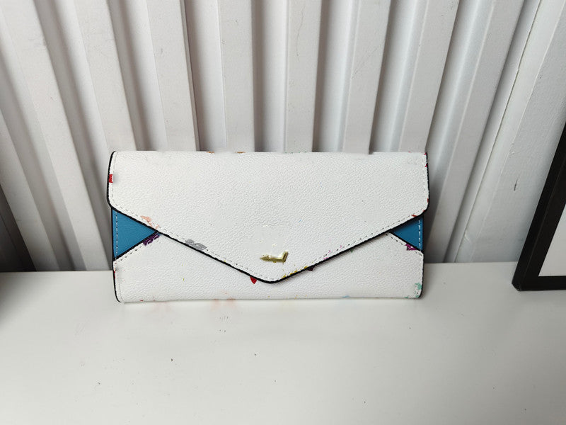 Designer Women Wallets Holders for women Coin Purse Triple fold Wallet victorine Woman Card Holder Luxury Brown Flower Long Wallets Mini Wallets