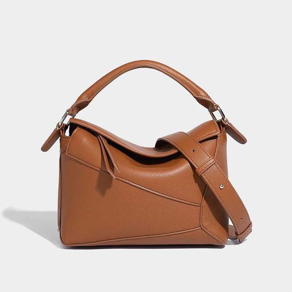 Pillow Geometry Puzzle Bags For Women Luxury Designer Handbags Purses 2025 New In Fashion Simple Wide Shoulder Straps CrossbodyC241216