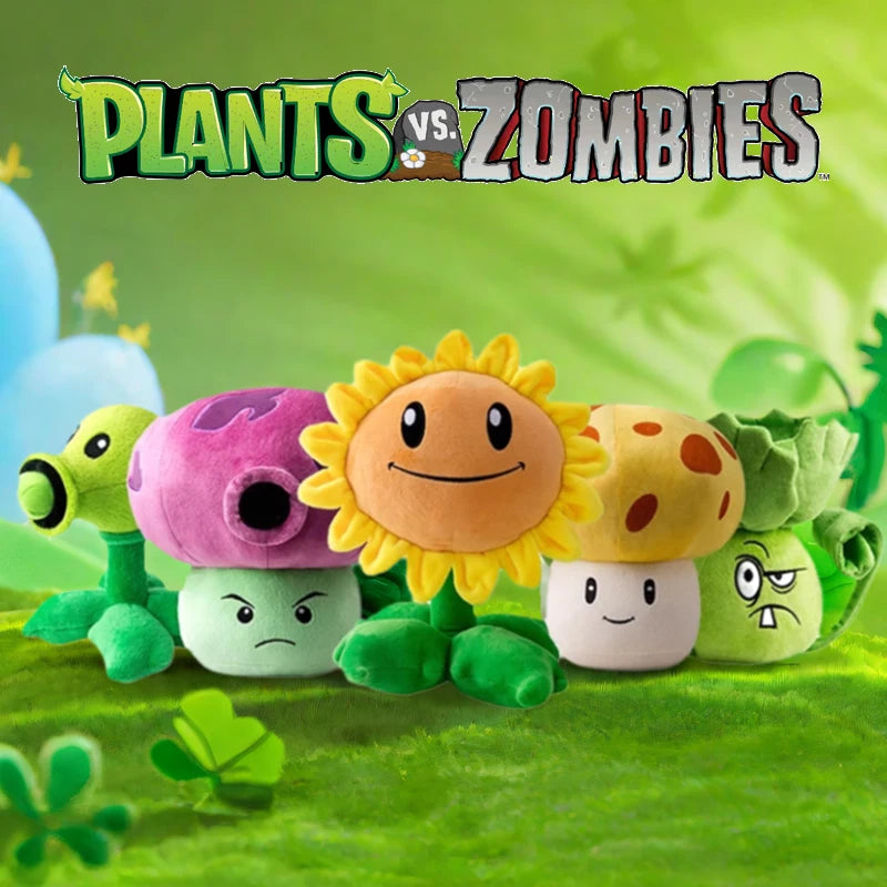 Plants vs Zombies 2 Sunflower Peashooter Coconut Plush Doll Toy Pillow Toy Figures Soft Large Zombie Pillow Kid Christmas Gifts