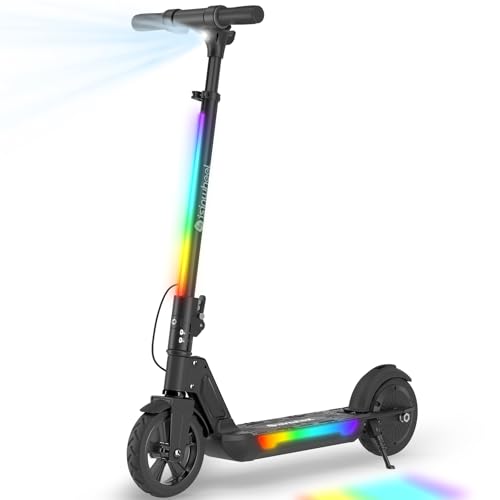 isinwheel S7 Electric Scooter for Kids Ages 8-14, 250W Foldable and 3 Adjustable Heights Kids Electric Scooter with 3 Speeds (5-8-12 Mph), Cruise Cont