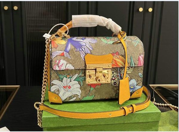 designer Padlock Bag Berry Bamboo Shoulder Bags Key with Leather Holder tote Handbag Cross Body bags Handle Designers Luxury Purse Chain kiu