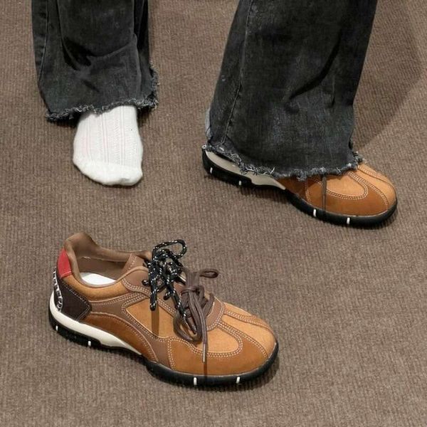 Women&#039;s Sne akers Brand Sport 2024 Autumn New Suede Casual Flats Shoes Designer Cla ssic Lace Up Running atillas Mujer