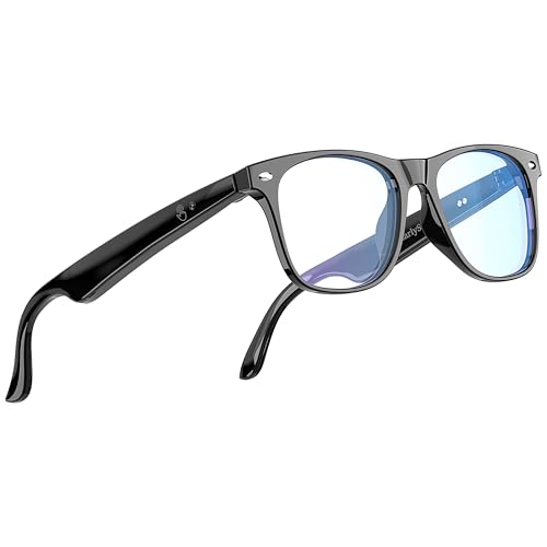 2025 AI Translation Smart Glasses for Men Women,7 Day Ultra-Long Standby,Anti-Blue Light-UV400,Bluetooth Glasses with 164 Translation,IP65 Waterproof,