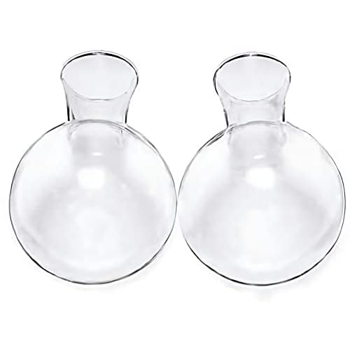 Kingbuy Bulb Forcing Vase Without Side-Hole Plant Propagation Station Air Plant Terrarium for Indoor Hydroponics Water Plants Home Office Decoration A