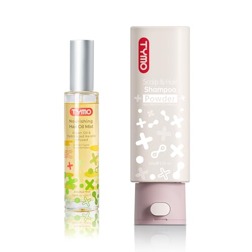 TYMO Nature Formula Clarifying Shampoo Powder + Argan Hair Oil Spray