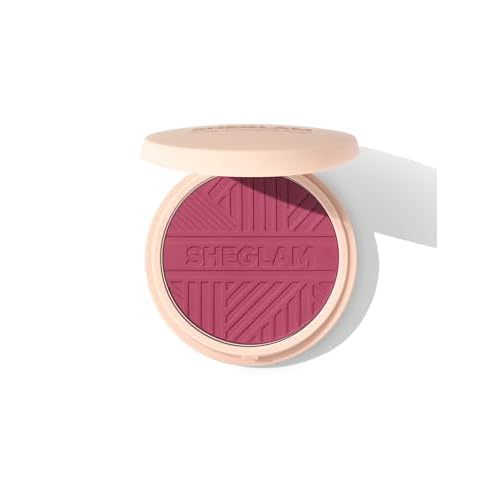 SHEGLAM Divine Flush Matte Blush Powder - Highly Pigmented, Non-Fading, Long Lasting Glowing Lightweight Natural Face Makeup Alice 0.28 Ounce (Pack of
