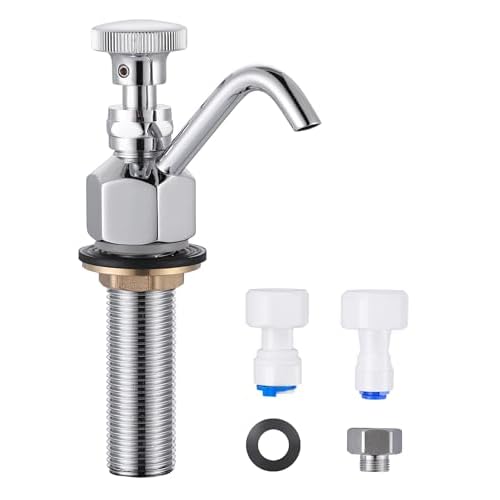 Dipper Well Faucet, iVIGA Coffee Shop Bar Counter Sink Faucet, Brass Commercial Food Washing Tool for Washing Coffee Ice Cream Spoon Utensils Accessor