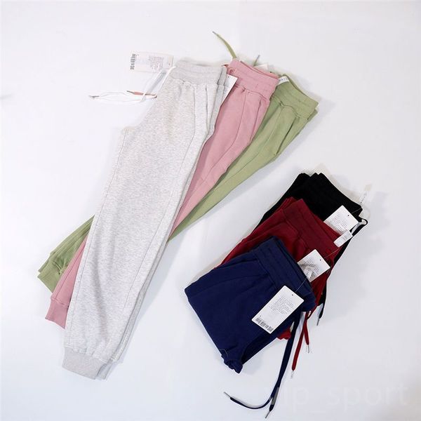 Woman Sport Pants Solid Color High Waist Yoga Legging Pant soft Fitness Jogging Sweatpants Exercise Training High Elasticity Popular Running