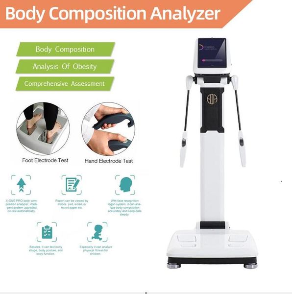 Upgrade slimming Body Health Analyzer Monitor Fat Wegith Scale Slimming Measurement Analysis Multi Frequency fitness equipment