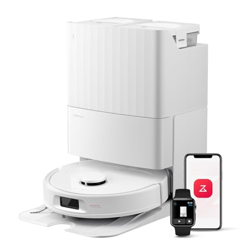 roborock Qrevo Series Robot Vacuum Cleaner with Mop, 10,000Pa Suction, Upgraded from Qrevo S, Dual Anti-Tangle Brushes, Smart Obstacle Avoidance, Auto