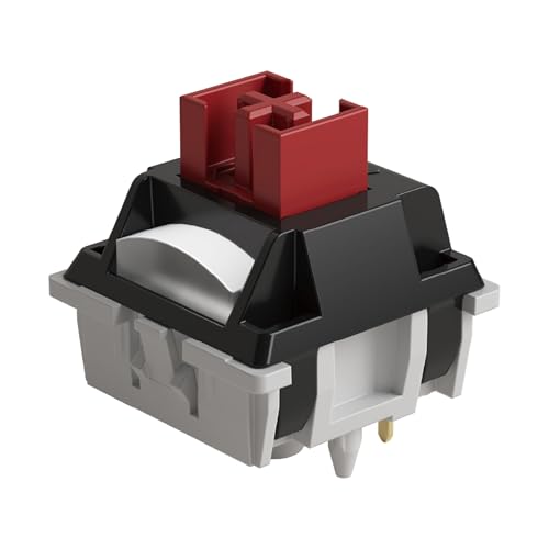 Akko Dracula Tastaturschalter mit Kondensator für hintergrundbeleuchtete mechanische Gaming-Tastatur, lineare Schalter, 5-Pin 35gf Pre-Lubed Schalter
