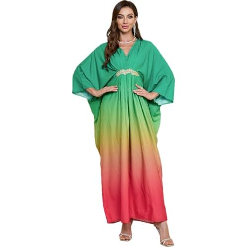 RanRui Women Beach Cover up Caftan Loungewear Swimsuit Cover Up Kaftan Dress 8765-21 One Size