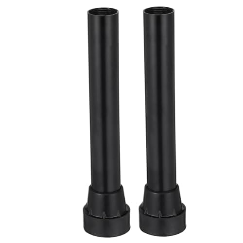 BCAN 2pcs Trampoline Leg with Rubber Cap for Rebounder Fitness Trampoline Foot Replacement Leg Tubes, Only Trampoline Replaceable Feet Accessory