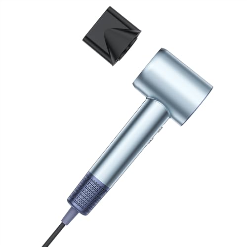 MAYBEL Pro Ionic Hair Dryer – Salon Smoothness & Frizz Control | Lightweight, Quiet Design with Gentle Heat Care for Confident Styling Blue