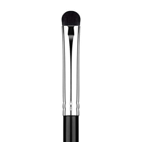 Curved Smudge Eyeshadow Brush, EIGSHOW Small Round Top Blending Eye Shadow with Synthetic Bristles for Smokey Cat Eye Makeup (E832) Curved Eyeshadow B