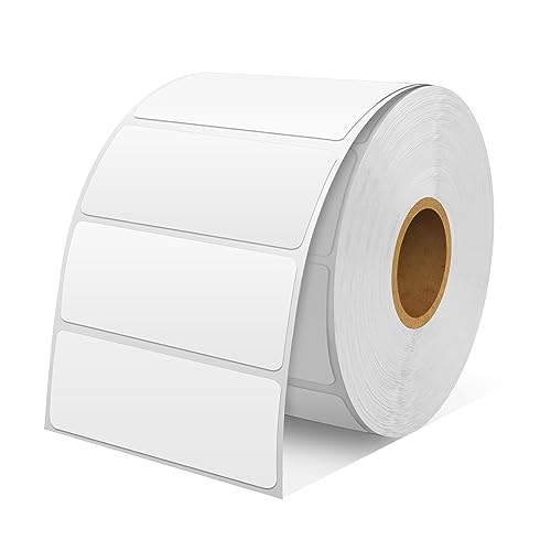 Nelko Genuine 2" x 1" Direct Thermal Label, Self-Adhesive Barcode Labels Compatible with Nelko PL70E Label Printers, No BPA & BPS, 1000 Labels (Commer