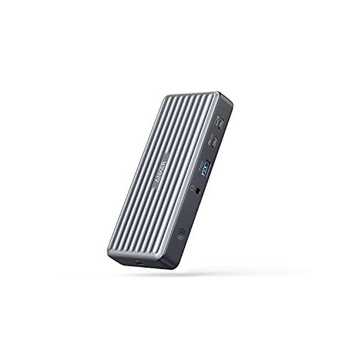 Anker USB C Docking Station, PowerExpand 9-in-1 USB-C PD Dock, 60W Charging for Laptop, 20W Power Delivery Charging, 4K HDMI and DisplayPort, USB3.0&U