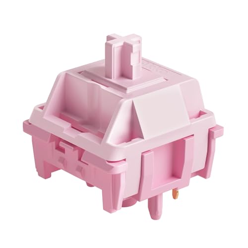 Akko Stellar Rose-Tastaturschalter für mechanische Gaming-Tastatur, 5-polige 37gf-Linearschalter, vorgeschmierte Tastenschalter, benutzerdefinierte T