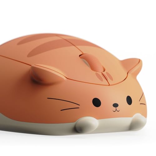 Akko Wireless Gaming Mouse Cat Theme,3200DPI Optical Cute Mouse, Tri-Mode-Mäuse Bluetooth 3.0-5.0-2.4G USB A-Empfänger, leiser klick, niedliche Mäu