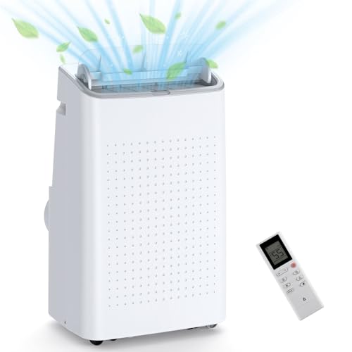 Garvee Portable Air Conditioner - 14000 Btu, 3-In-1 Cool-Fan-Dehumidify Modes With Remote Control, 24Hrs Timer-Sleep Mode, Portable Ac Unit, Suitable 