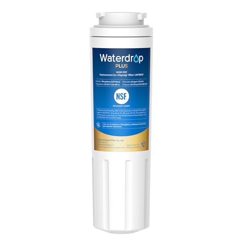 Waterdrop Plus UKF8001 NSF 401, 53 Certified Refrigerator Water Filter, 𝐑𝐞𝐝𝐮𝐜𝐞 𝐏𝐅𝐀𝐒, Replacement for Whirlpool® Everydr