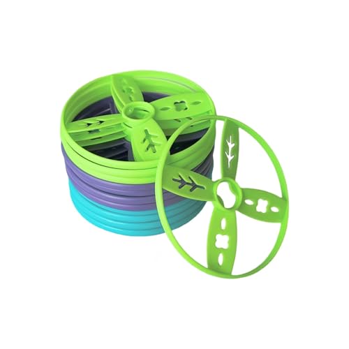 Flying Disc Launcher Toy Supplements (12PCS), Outdoor Toys for Ages 3 4 5 6 7 8 Boys and Girls, Suitable for Handheld and Stomp Disc Launchers, Outsid