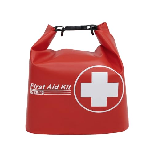 MDSTOP 152pcs Waterproof First Aid Kit, Lightweight Small Boat Dry Bag, FAK Medical Kit Emergency Survival Kit for Boating, Camping, Backpacking, Hiki