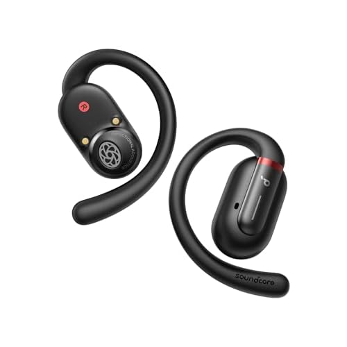 Soundcore by Anker V30i Open-Ear Headphones, Ultra-Comfort, Lightweight Design, Snug Fit, Ergonomic Ear Hooks, Robust Bass, 36H Playtime, Bluetooth 5.