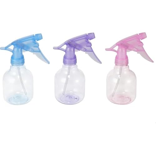 OENDONE Spray Bottles for Cleaning Solutions, 3 Pack Water Spray Bottle 8 Oz Empty Plastic Spray Bottles for Plants Hair Pets Mist Bottle Sprayer Adju