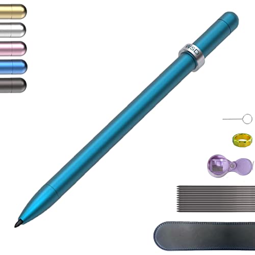 WSD Mechanical Pencil,Drawing Pencils,Sketch Pencils,Magnetic Control Pencil,Pencil Refills Diameter2.0mm, 2B Blue