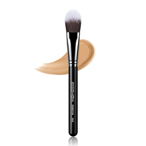 Flat Foundation Brush, EIGSHOW Foundation Makeup Brush for Liquid, Cream, Mask, Streak-Free Blending, Vegan & Cruelty-Free (F615) Flat Liquid Foundati