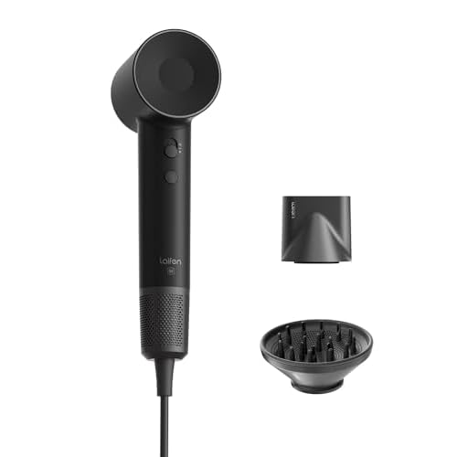 Laifen Hair Dryer SE, 200 Million Negative Ionic Blow Dryer with 105,000 RPM Brushless Motor 1400W Powerful Fast Drying High-Speed Low Noise Hairdryer