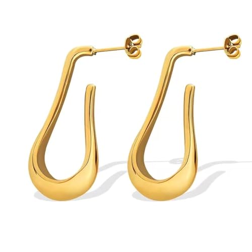 Gold Earrings,Gold Hoop Earrings For women, 14K Gold Plated Dangle Earrings, Gold Earrings For Women Hoops, Silver Hoop Earrings For Women gold1