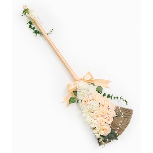 Wedding Jumping Broom for Bride and Groom, Traditional Ceremony Accessory