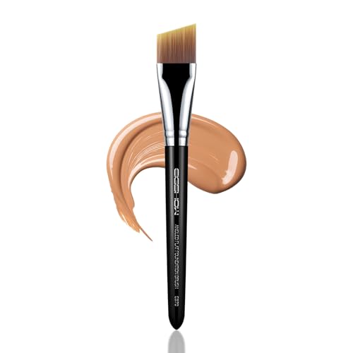 EIGSHOW Flat Foundation Brush, Vegan Synthetic Bristles, Streak Free Application, Face Makeup Brush For Blending Liquid, Cream, Face Mask (E870B) Flat