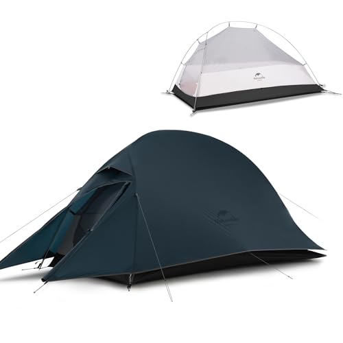 Naturehike Cloud-Up 1 Person Tent, Lightweight Backpacking Tents for One Man, Waterproof Ultralight One Person Tent for Camping Hiking Backpacking Nav