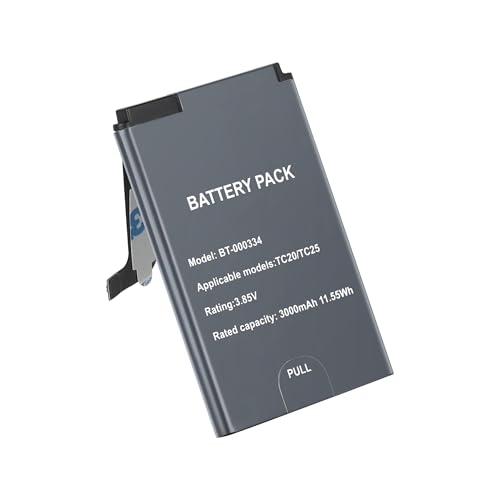 E EGOWAY 3000mAh Scanner Battery Pack (BT-000334-BT-000334-01) - Compatible with Zebra TC20 and TC25 Scanner