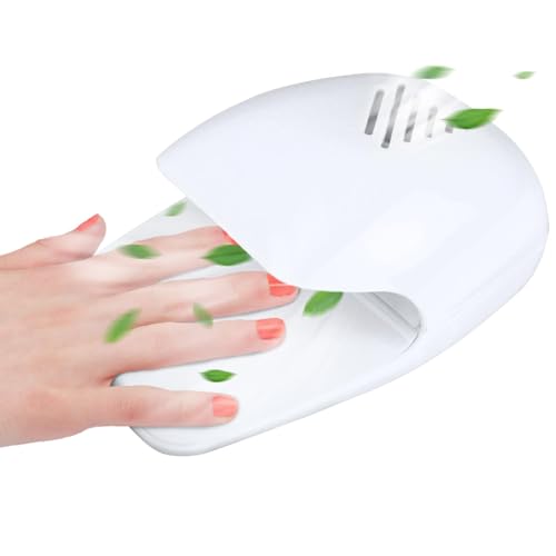 Nail Fan Dryer for Regular Nail Polish, Portable Nail Dryer Nail Art Polish Machine Quick Dry Nail Polish Gel Nail Dryer Blower for Fingernail Toenail