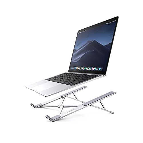 UGREEN Aluminium Laptop Ständer Höhenverstellbar 5 Stufen Laptopständer Laptop Halterung Faltbar Notebook Ständer Belüftet Ergonomisch kompatibel