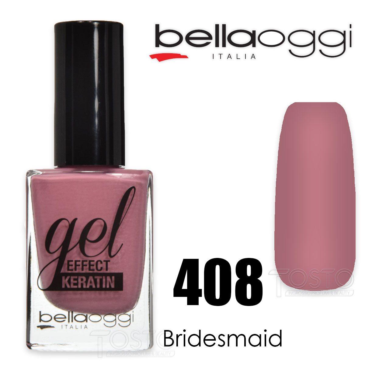 Gel effect keratin gel effect nail polish with keratin 408