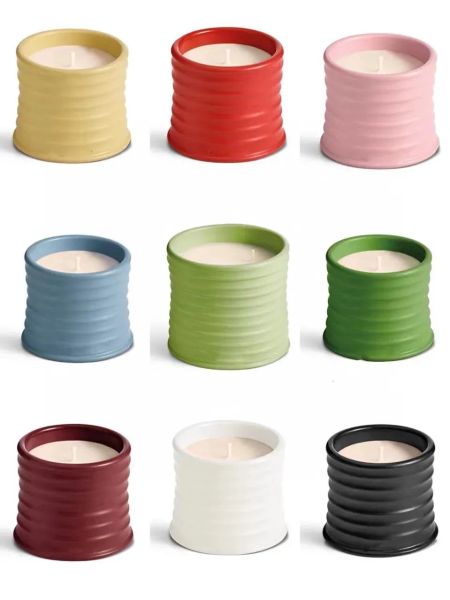 Spain Scented Candles Pottery Jar Top Quality Fragrance Candle ivy Aromatherapy Gift Box Home Decoration Christmas Gift fast shipping X24121