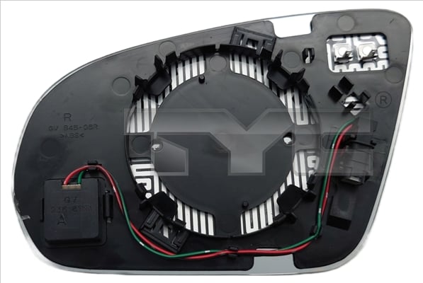 Mirror Glass, exterior mirror TYC 321-0187-1