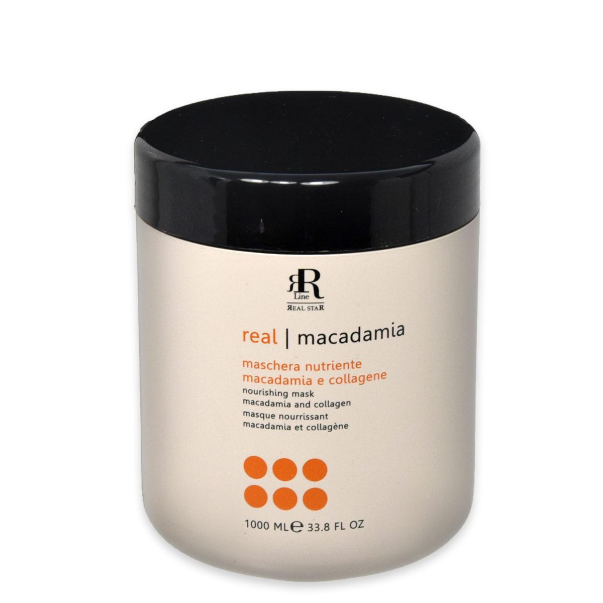 Pettenon rr Real macadamia line nærende macadamia og kollagen maske 1000 ml
